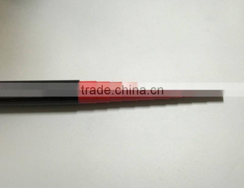 Carbon fiber & fiberglass hybrid telescopic tube