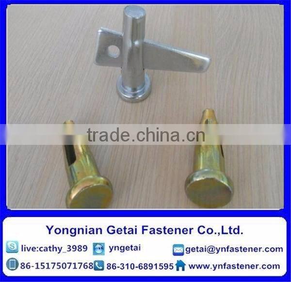 Steel formwork wedge pin zinc HDG Grade 4.8