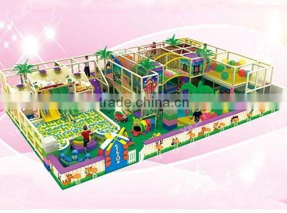 Custom design kids indoor trampoline centre kids naughty castle with elegant shape