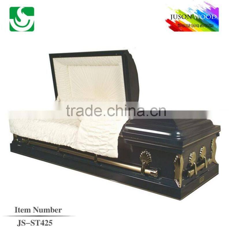 JS-ST425 trade assurance supplier reasonable price steel casket