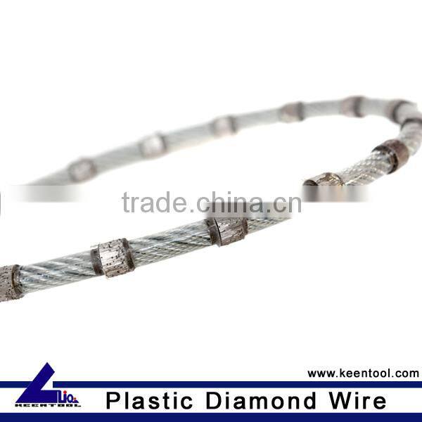 Sandstone cutting wire for quarry and block trimming