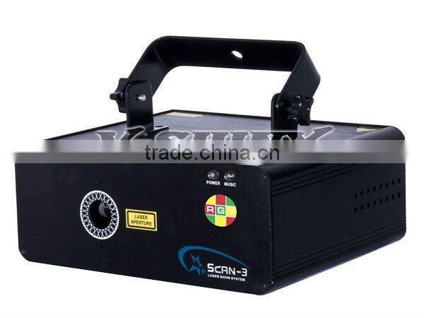 Perfect RGY color laser lisht show equipment