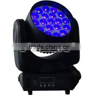 19 x 10w moving head light led zoom wash moving head
