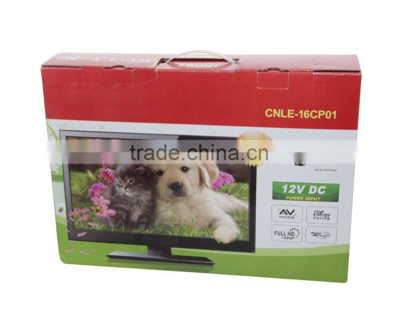 White Cheap Slim 15.6" HD LED TV