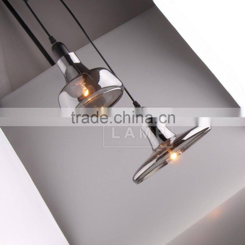 Antique Vintage Industrial DIY Copper Glass Ceiling Lamp Light Pendant Lighting
