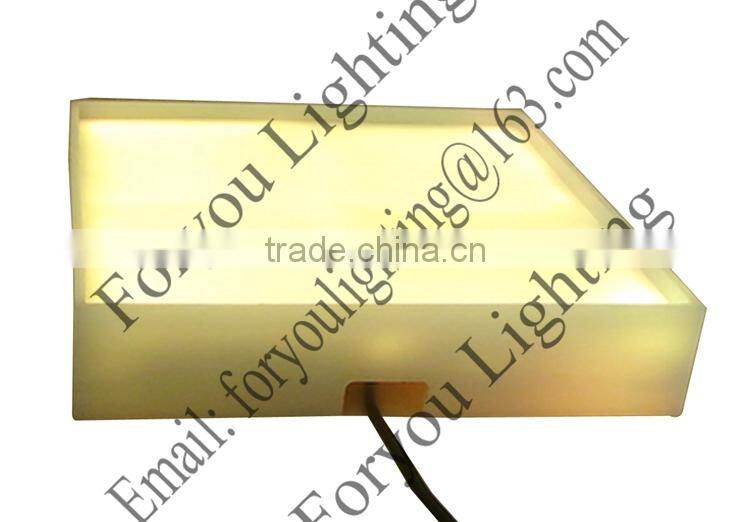 DMX/WIFI/SD Remote Control 10*10cm Resin IP67 Waterproof Outdoor Mini Interactive LED Dance Floor