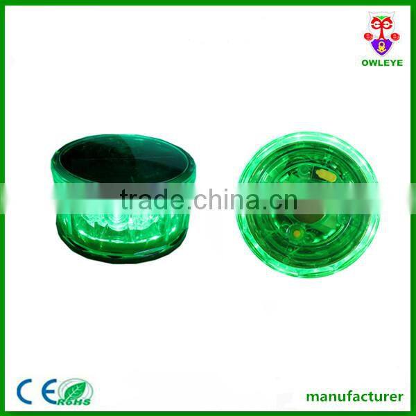 solar magnetic rotating beacon light/led warning strobe lights