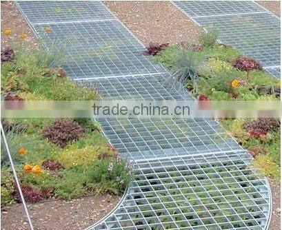 serrated non-slip galnanized steel grating 20years professional manufacturer