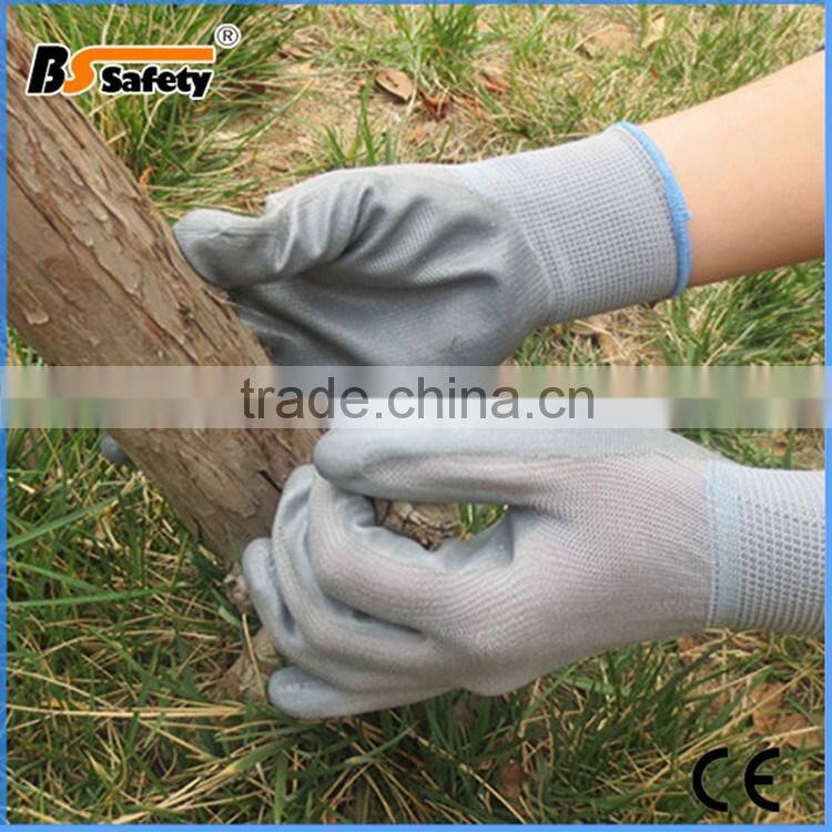 BSSAFETY Nitrile coating working gloves for building work use