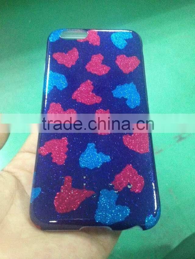 Hot Selling Glitter Bling Bling Phone Case for Iphone glitter back cover cases