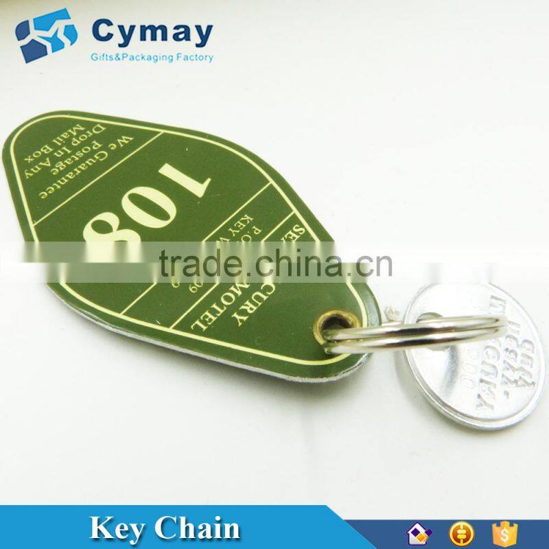 Custom PVC plastic key chain/Room number key chain/shoe key chain