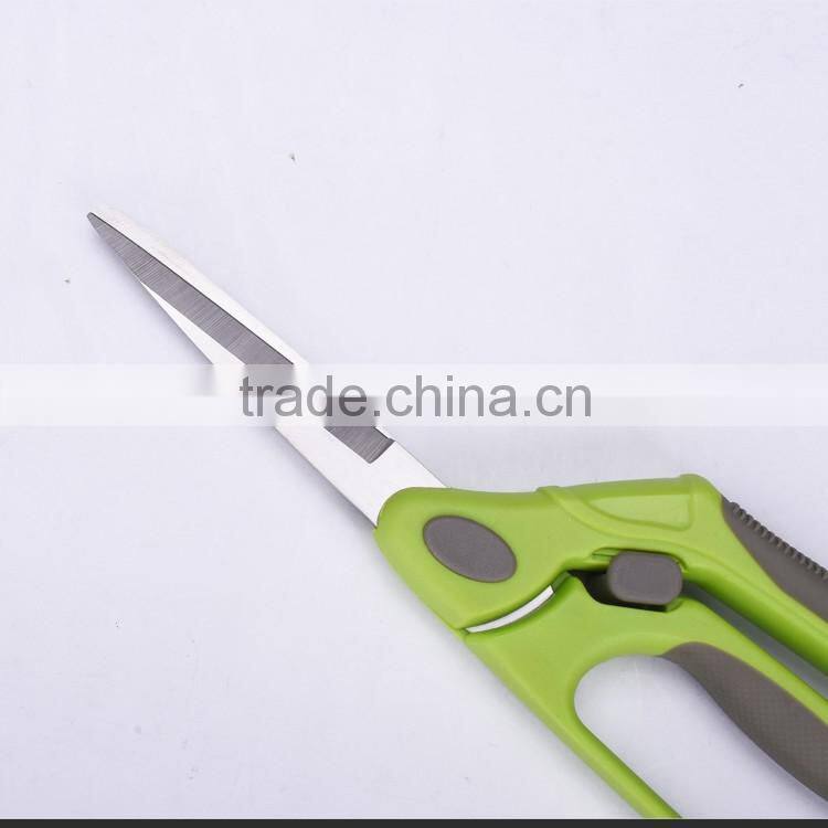 SS13011G -2016 New style and design 8" sewing scissors with colorful plastich handle