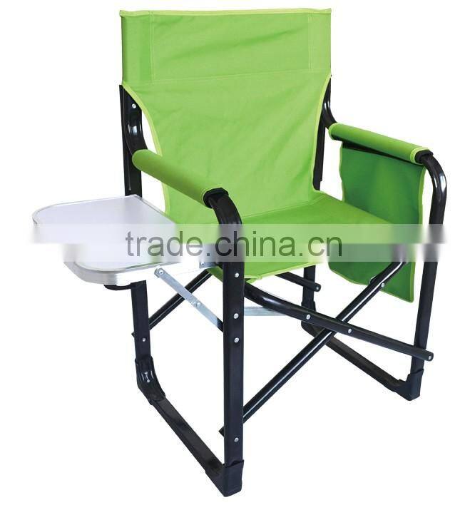 Lightweight aluminum fishing chair high seat folding beach chair