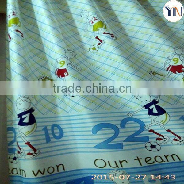 curtain for kids, 100% sun block curtain for children, cartoon pattern printing fabric for kids' curtain