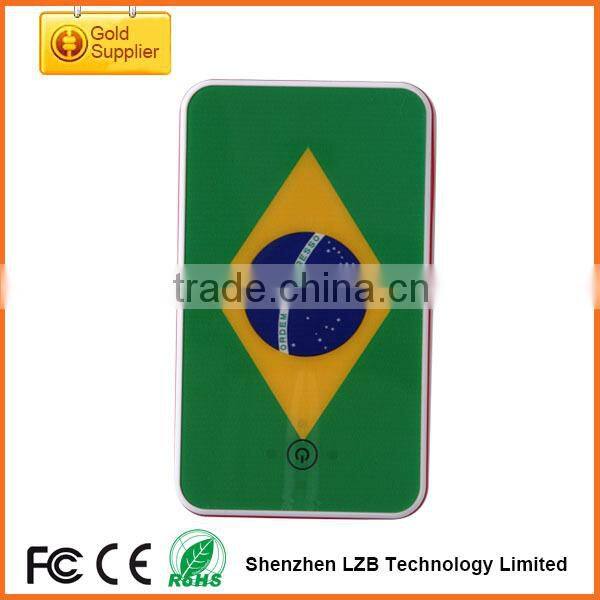 high capacity world cup portable rechargeable qi wireless charger,mini portable qi wireless charger