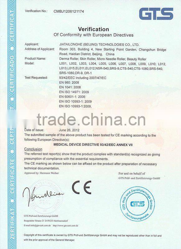 Noninvasive skin treatments derma needle reviews 1080 derma roller