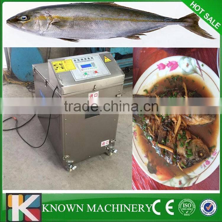 Hot sale in 2016 high quality 304 stainless steel body automatic fish cleaning machine for sale