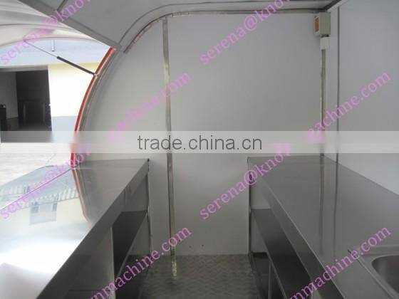 popular street food vending cart/commercial food carts/mobile food cart