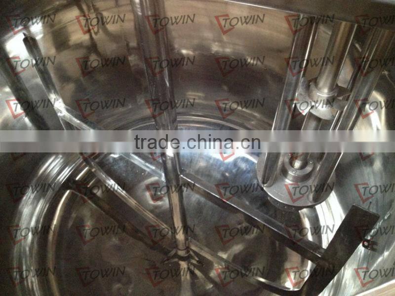 SS304 two motions emulsifying tanks with platform