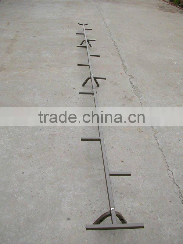 Hunting chairs hung on treestand