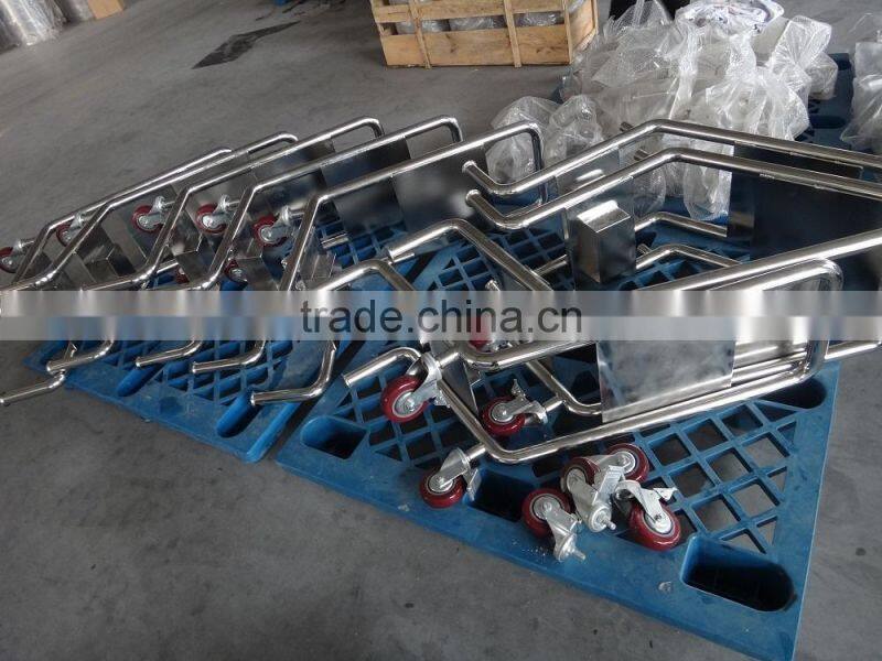 Stainless Steel Pump Cart Beer Brew Equipment For Pub Carrying Pump