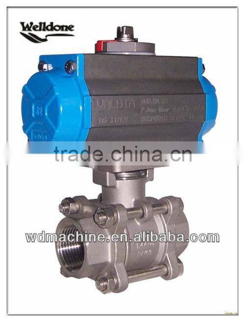 Pneumatic ball valve