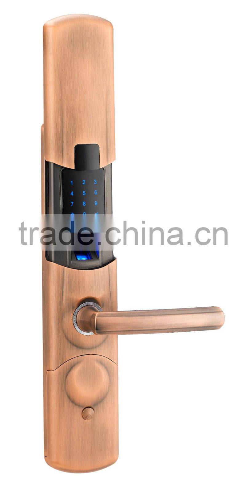 Advanced fingerprint security intelligent door lock for office