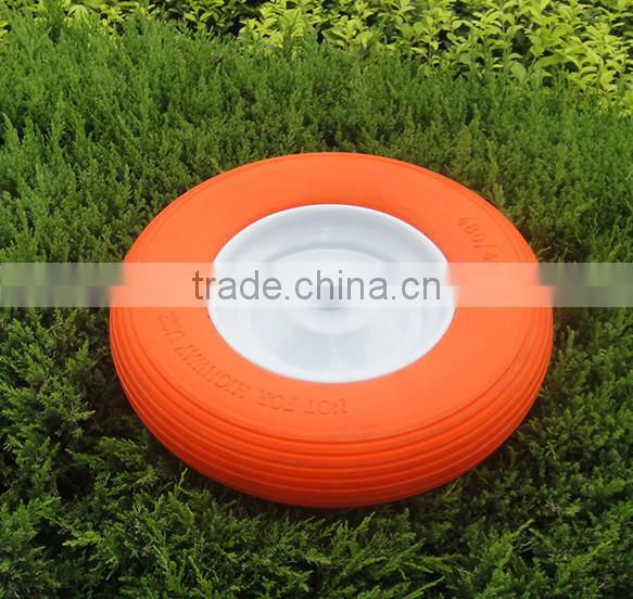 solid pu foam rubber wheel