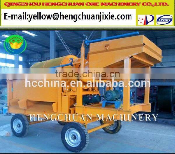 Good efficiency HC series of Mobile Gold Mining Trommel Machine(100T)