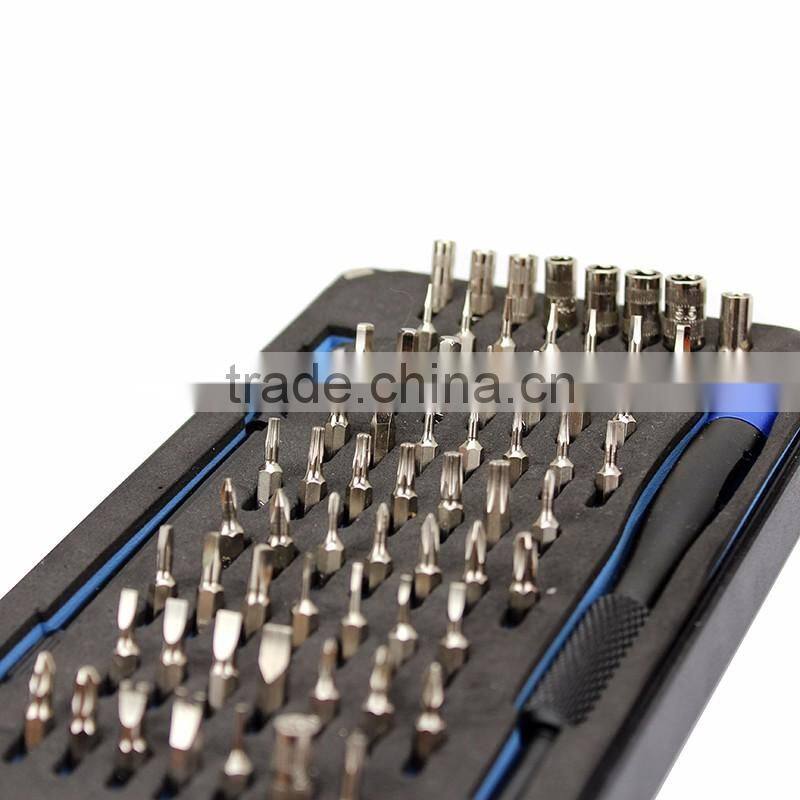 64 in 1 multi-function screwdriver set for iphone 4 5 6S mobile phone repair disassemble tools