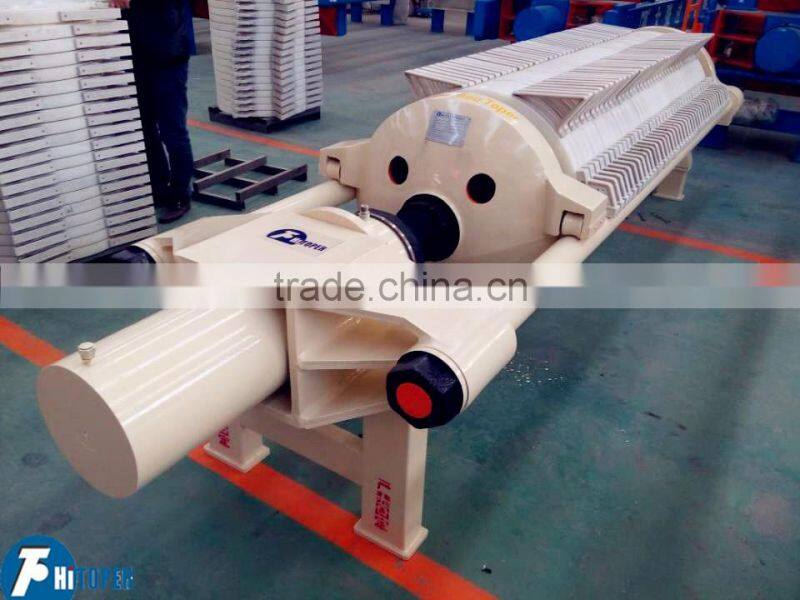 800 round plate filter press main for kaolin and stone wastewater solid-liquid separation