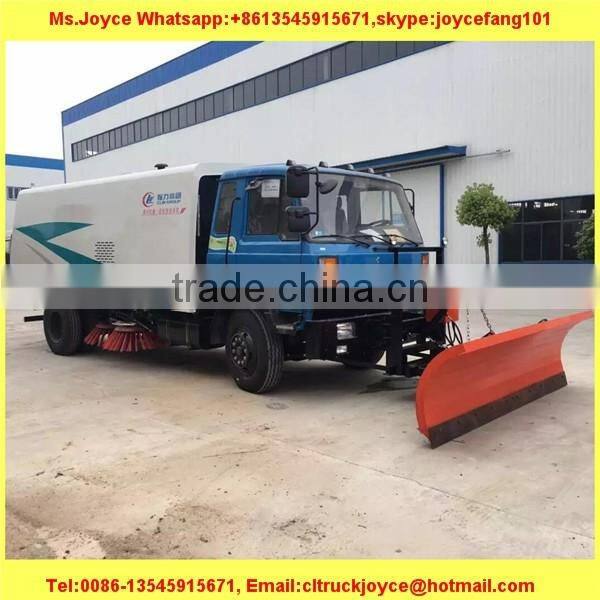 Road Sweeping And Cleaning Truck With Snow Cleaning/CCD