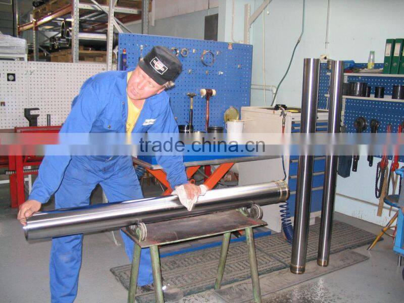 strong telescopic hydraulic cylinder for dumpers dump trucks