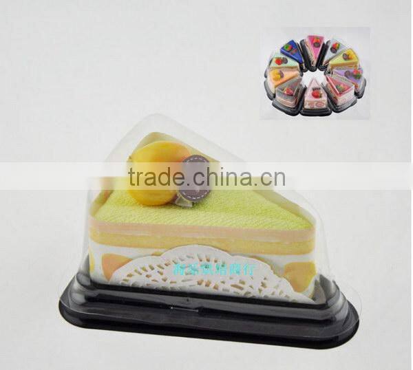 China good supplier quality plastic packaging triangle sandwich box