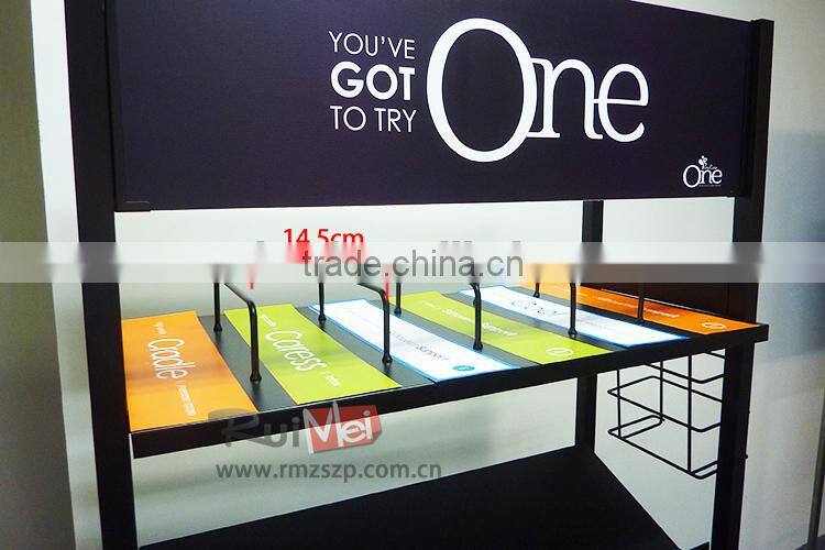 supermarket promotion customized metal pillow Display Rack