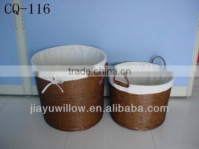 Classics maize covered wicker baskets wholesale