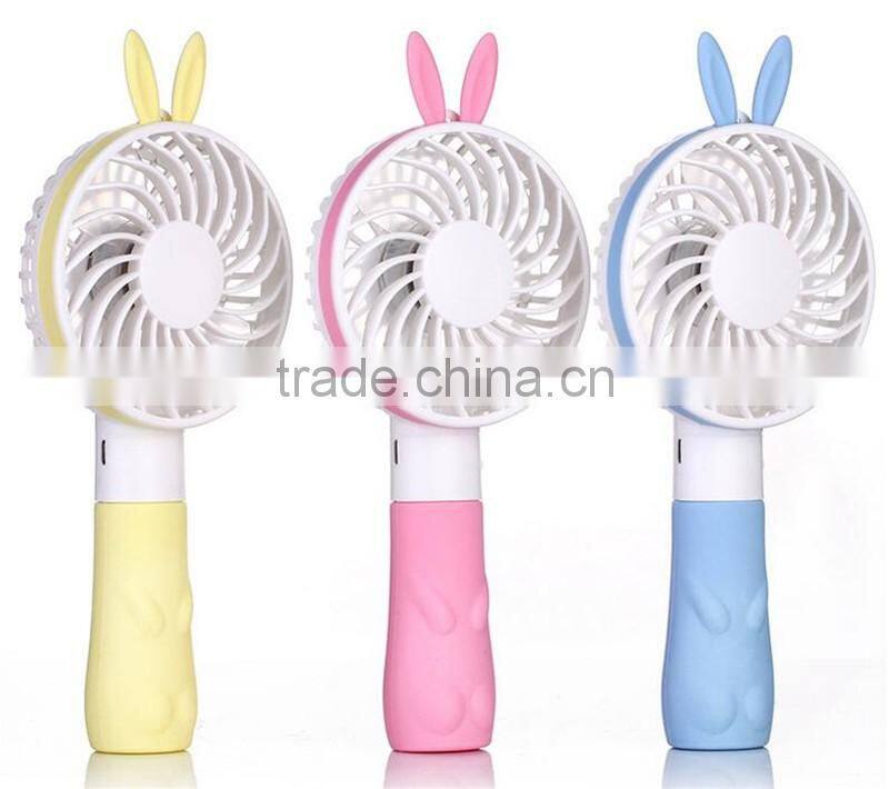 CT-740 The new mini USB charging fan Cartoon charging fan small handheld Outdoor Garden small fan