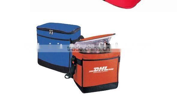 CY153 Lunch Tote Bag Box Cooler Bag, Silver Interior and Long Handles, Picnic Cold Drink Insulation Bag Cooler Bag Freezable