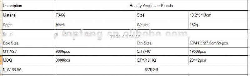 Tabletop Hair Iron & Blow Dryer Holder