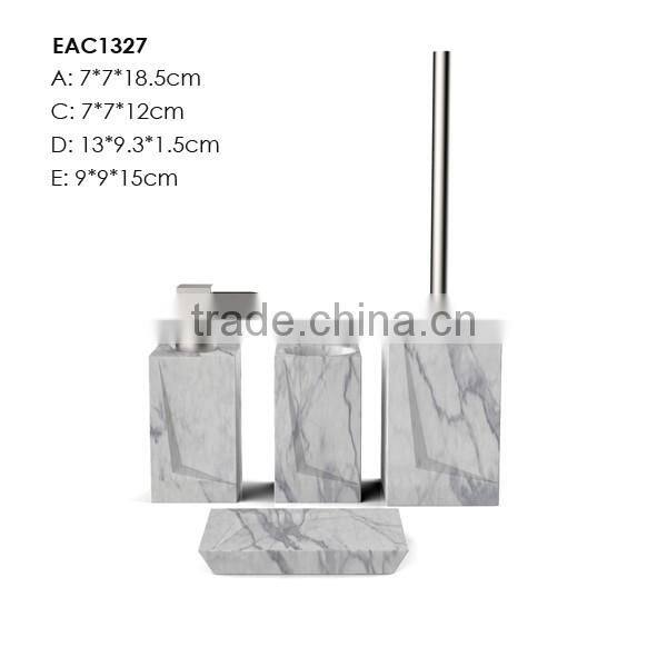 Handmade luxury concrete bath sets with colorful customized