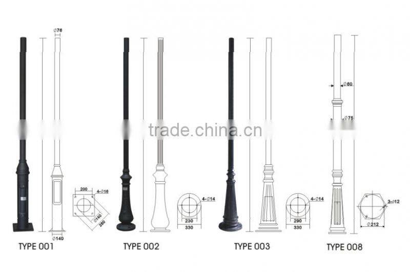 Garden Lamp Post, Light Pole, Street/Outdoor lighting Post