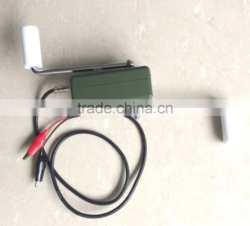 Double Handles Hand Cranking Power Generator with DC Output 3.2v to 28v optional