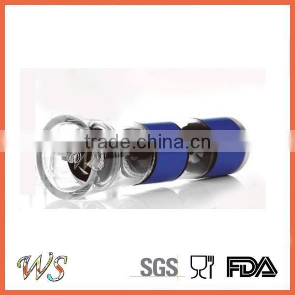 WS-PG27 2in1 Plastic salt and pepper grinder set, pepper mill mechanism