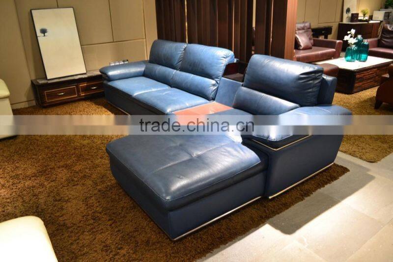 Italy design made in China leather sofa TU-S1547