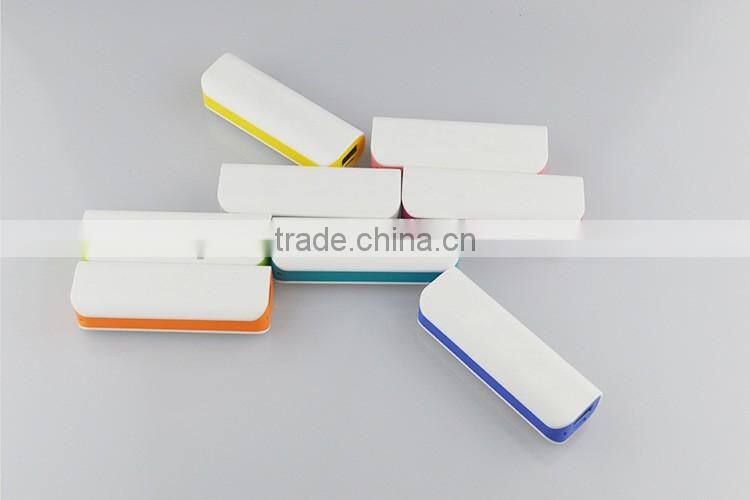 Power bank 2600mah, mobile power supply, portable usb travel battery charger