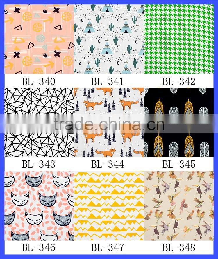 Sunflower Printed In Navy Cotton Fabrics Wholesale Many Colors Floral Cotton Fabric