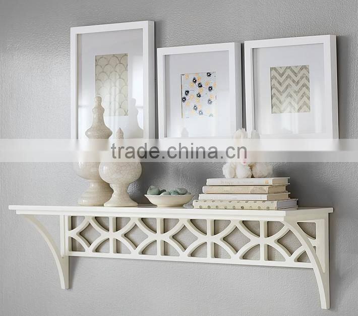 home display hollow pattern style floating wall shelf living room wall decoration