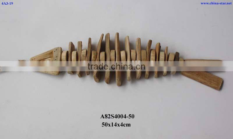 wooden sea horse decoration