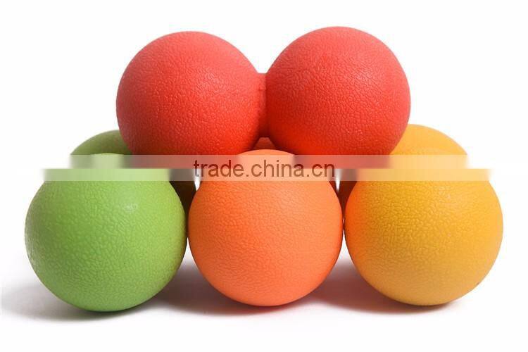 Peanut Shape Massage Ball, Double Lacrosse Ball Deep Tissue Double Rubber Lacrosse Ball Body Massage Peanut Ball