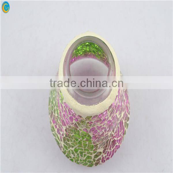2014 Glass Mosaic Candle Holders